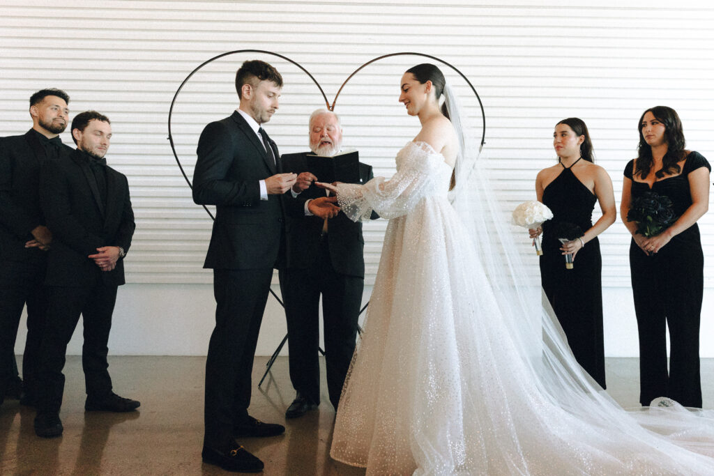 This Couple Had a Vogue-Inspired Modern Wedding in California's Long Beach