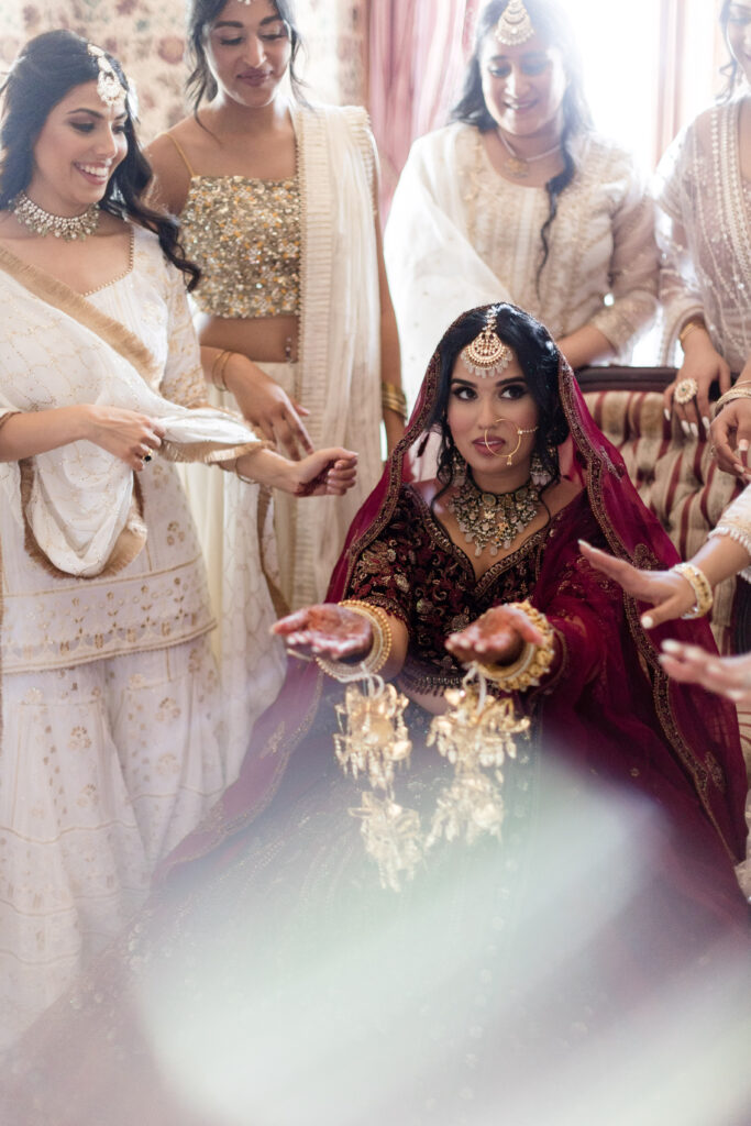 This Couple Had A Chic Indian Wedding Inspired By "Bridgerton" in NSW's Hunter Valley
