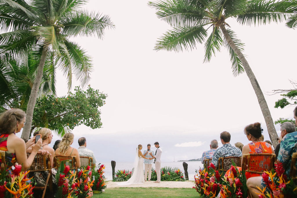 A Romantic Destination Wedding At The Lomani Island Resort in Fiji