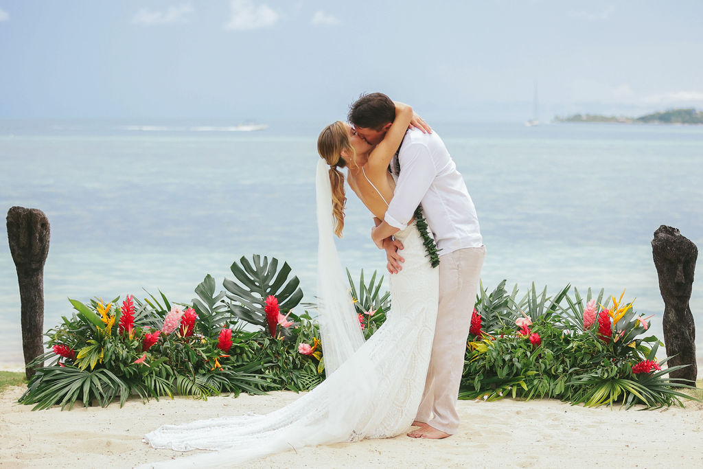 A Romantic Destination Wedding At The Lomani Island Resort in Fiji