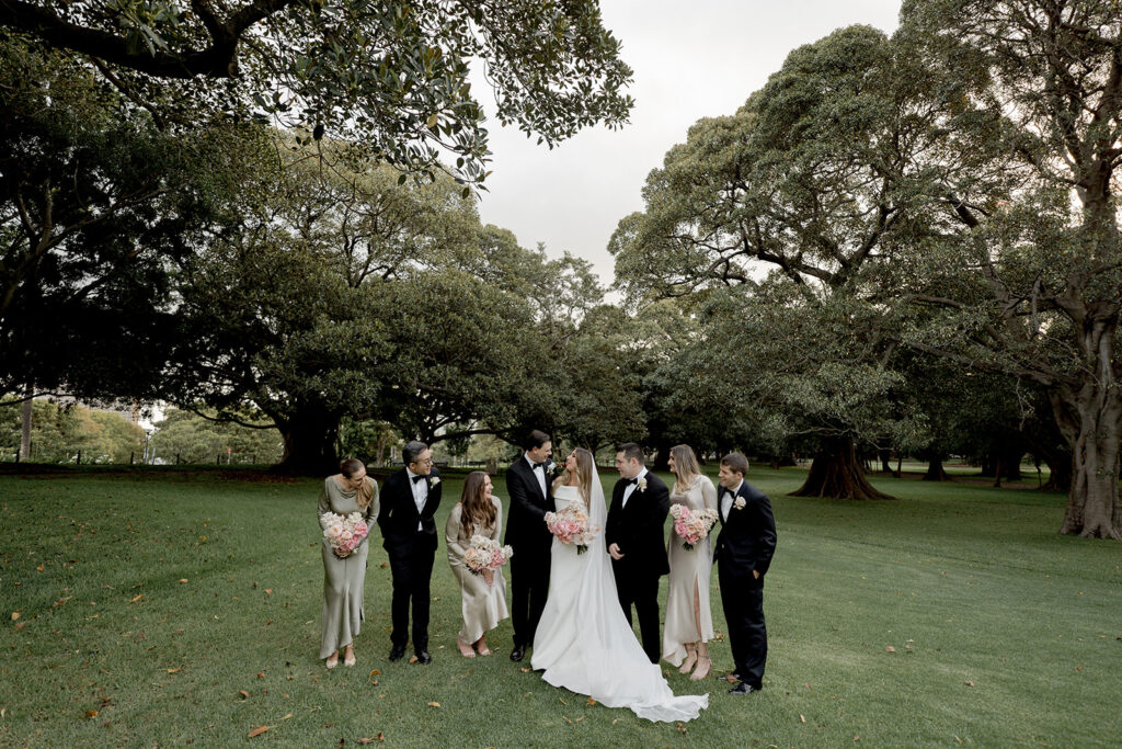 A Garden Themed Wedding Reception At Terrace On The Domain in Sydney, Australia