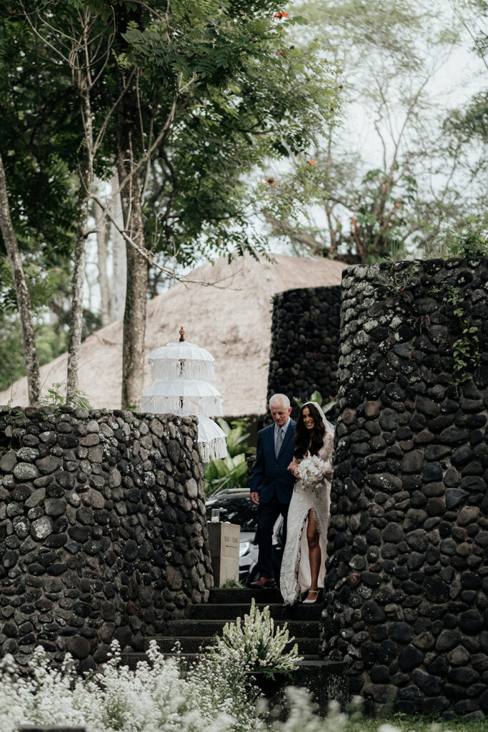 This Couple Had A Lush Jungle Destination Wedding in Bali, Indonesia