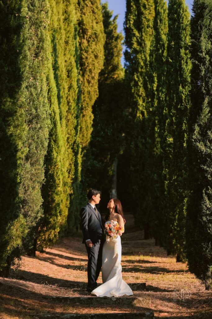 This Filipino Couple Had a Cozy Fall Theme Destination Wedding in Tuscany, Italy