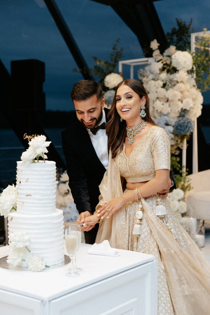 A Floral Indian Engagement on Starship Sydney