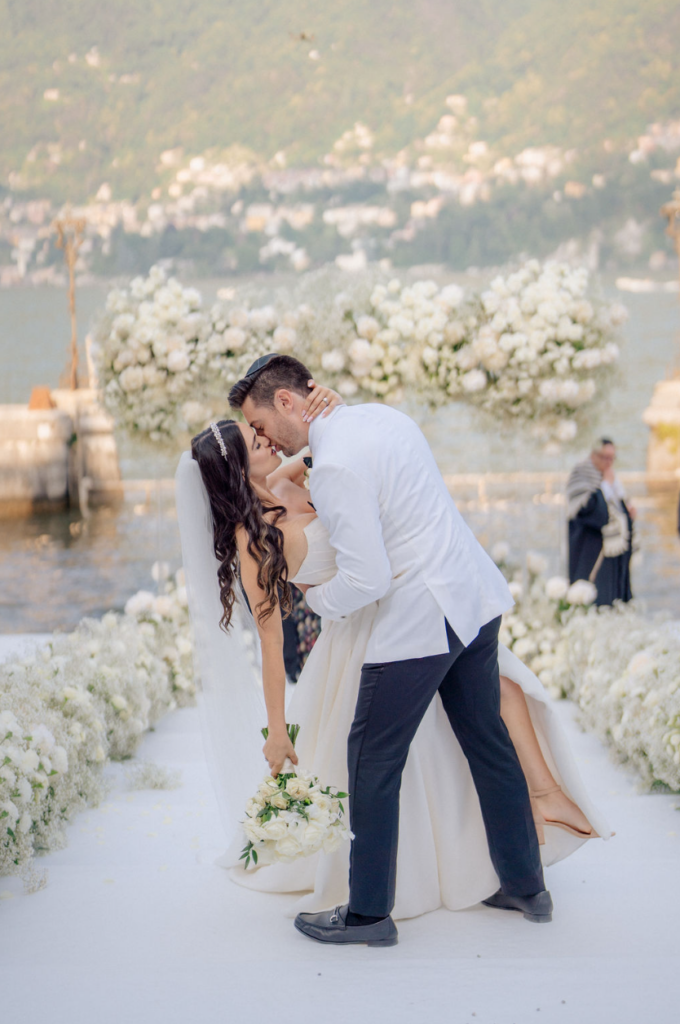 This Couple Had A Beautiful Jewish Wedding In Lake Como, Italy   