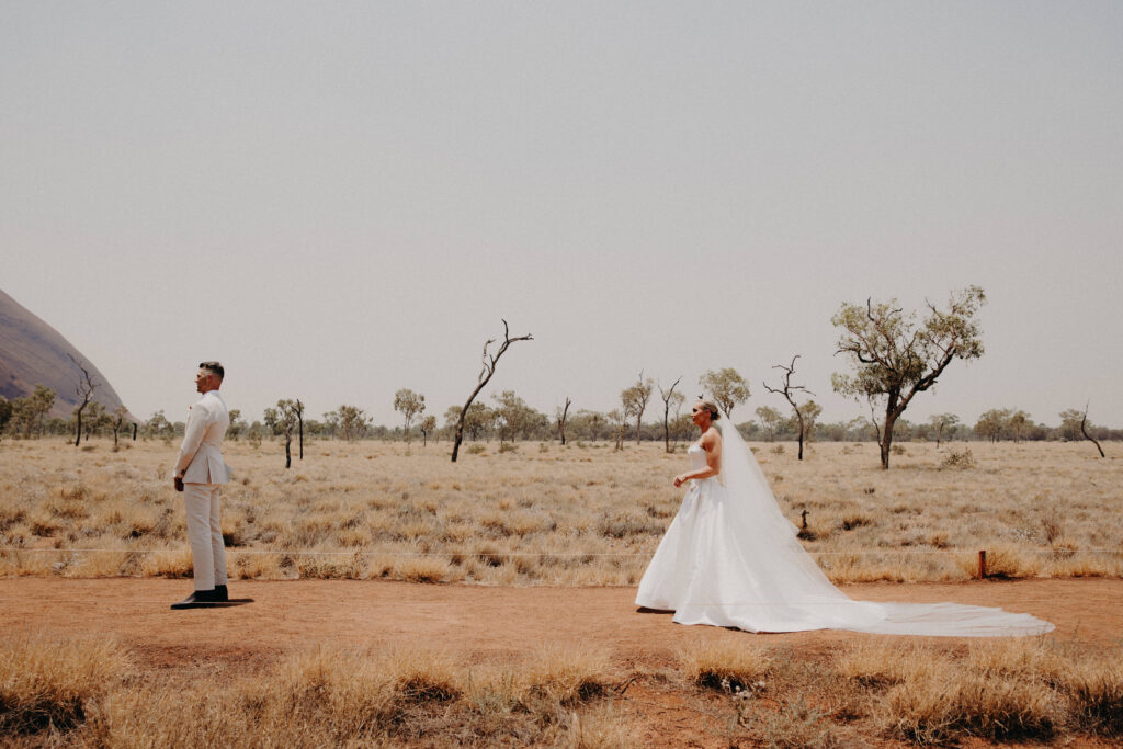Australia's Abbey Holmes and Keegan Brooksby Get Married At Uluru, Northern Territory 