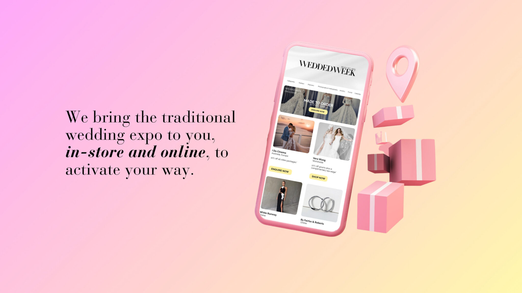 Unveiling the Magic: Wedded Week, The World’s Favorite Wedding Event – Online and In-Store