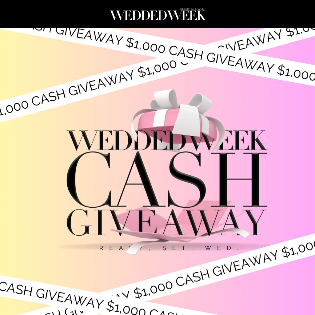 Win $1,000 Every Week with Wedded Wonderland's Giveaway