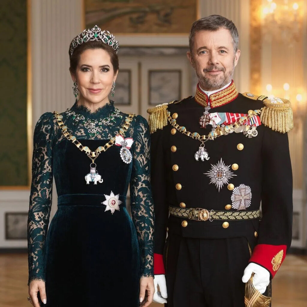 The First Official Portrait of King Frederik and Queen Mary of Denmark Revealed