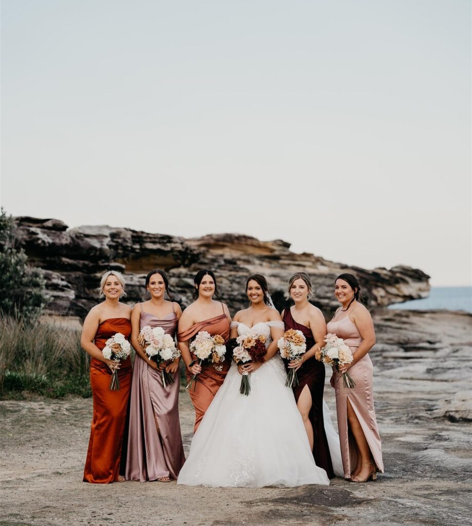 Here's How To Effortlessly Pull Off Mismatched Bridesmaid Dresses 