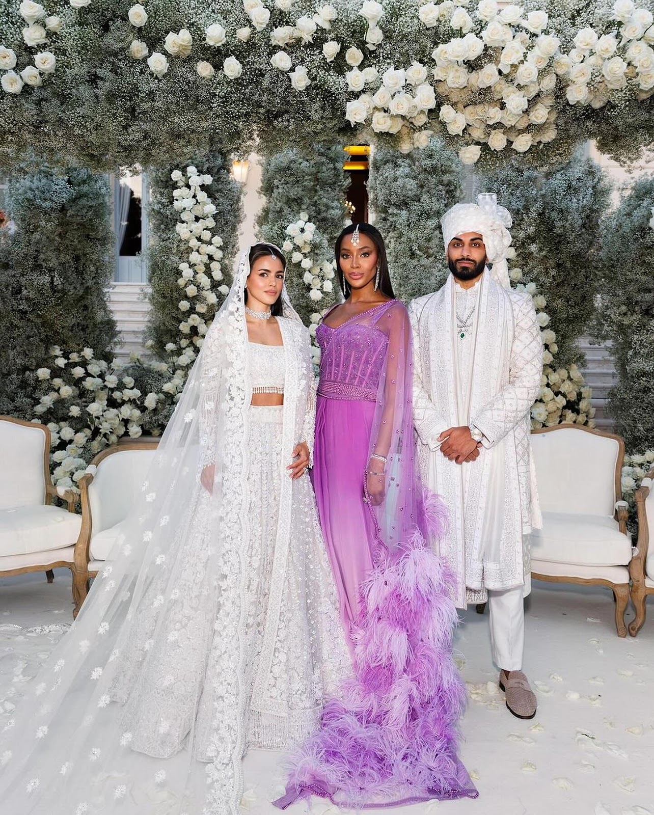 Naomi Campbell Stuns at Umar Kamani’s Star-Studded Wedding in the French Riviera