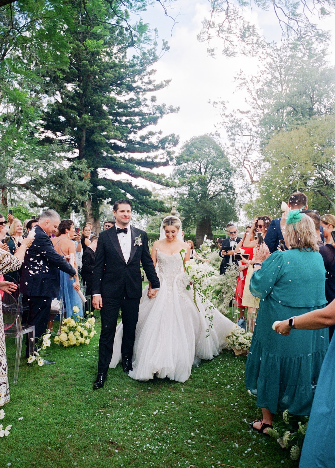 Leah Da Gloria Gets Wedded in Three of Her Own Custom Wedding Gowns