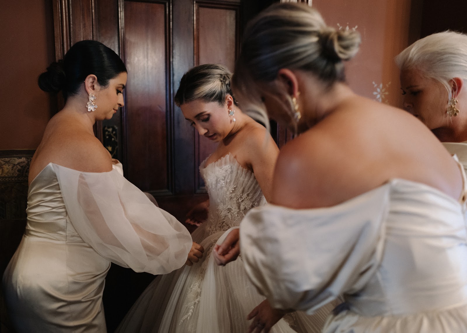 Leah Da Gloria Gets Wedded in Three of Her Own Custom Wedding Gowns