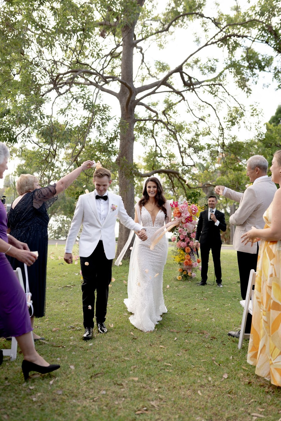 Michaellie and Kris's City-Scape Garden Wedding at Botanic House, Sydney