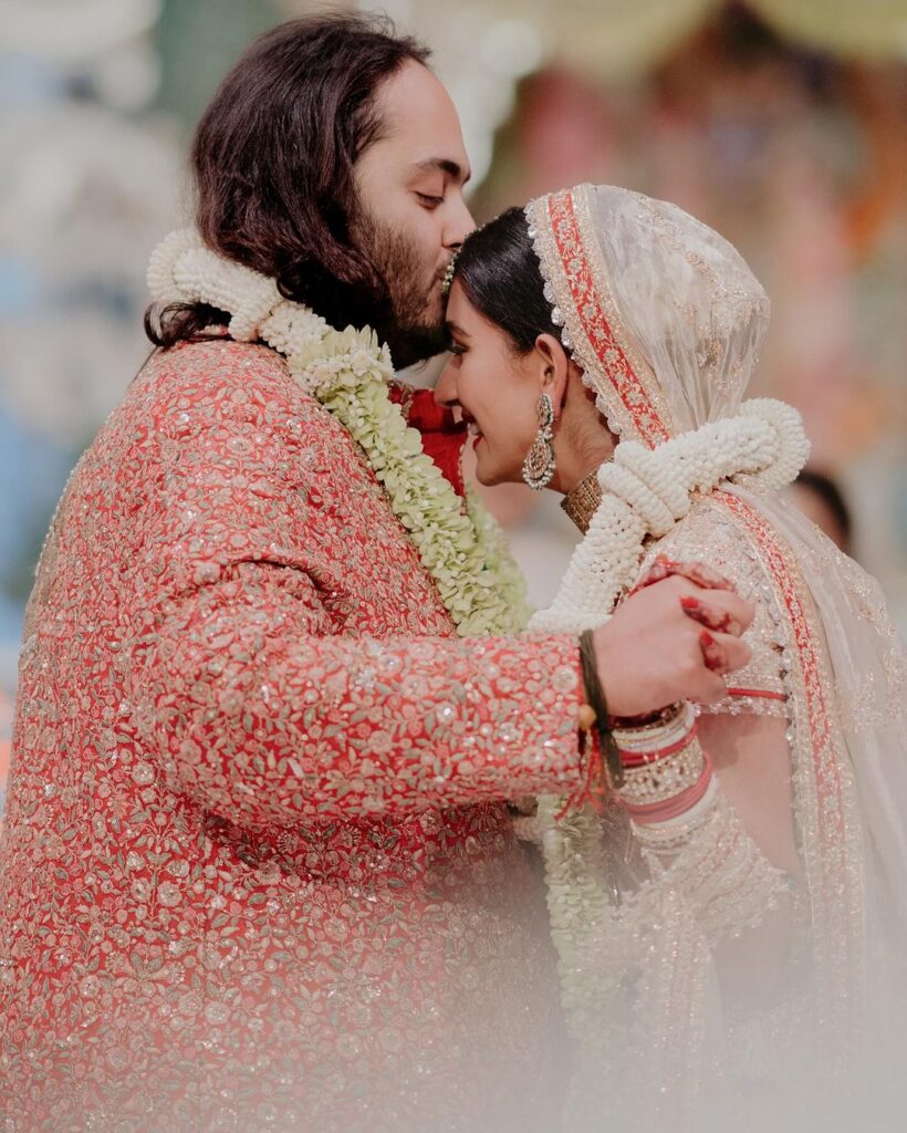 Anant Ambani and Radhika Merchant at their Wedding