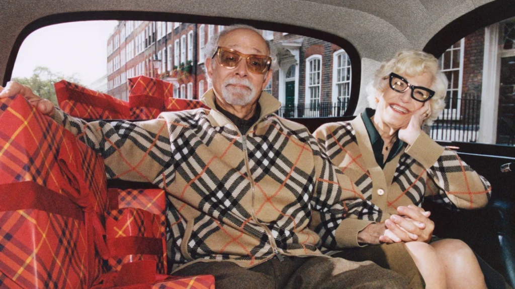 Burberry demonstrating Festive Luxury