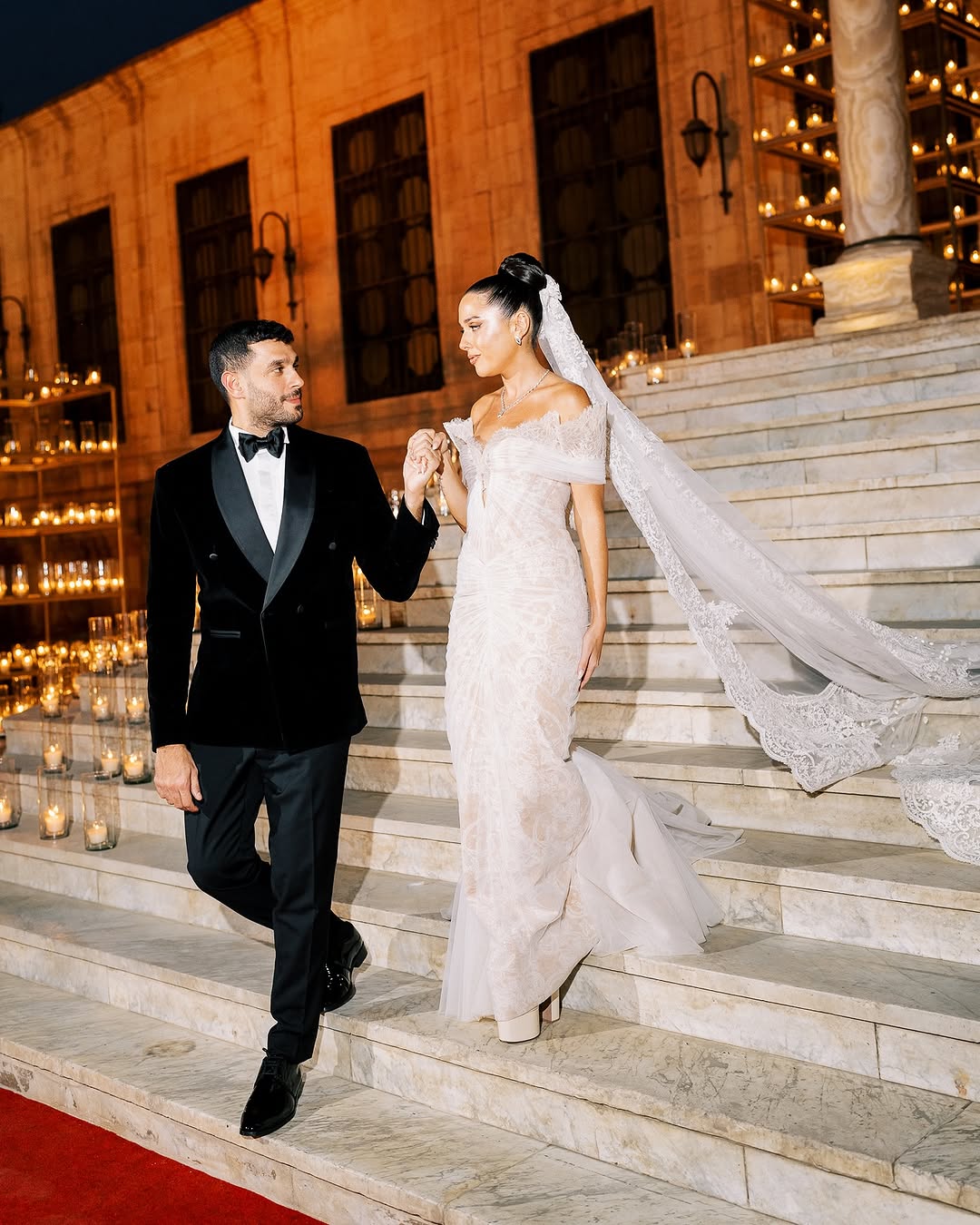 Celebrity Stylist Yasmine Kenawi Ties the Knot in a Palatial Wedding In