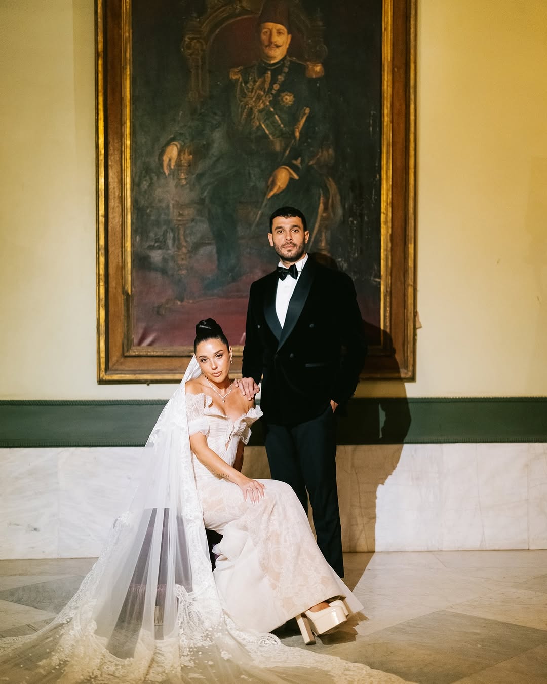 Celebrity Stylist Yasmine Kenawi Ties the Knot in a Palatial Wedding In Cairo, Egypt