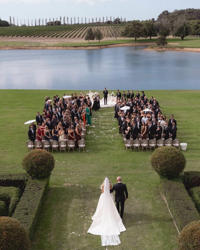 Em Davies & Joel Gambin's Magical Margaret River Wedding 5 Em Davies Wedding, Margaret River Wedding, Fraser Gallop Estate, Influencer Wedding, Perth Wedding, Australian Destination Wedding