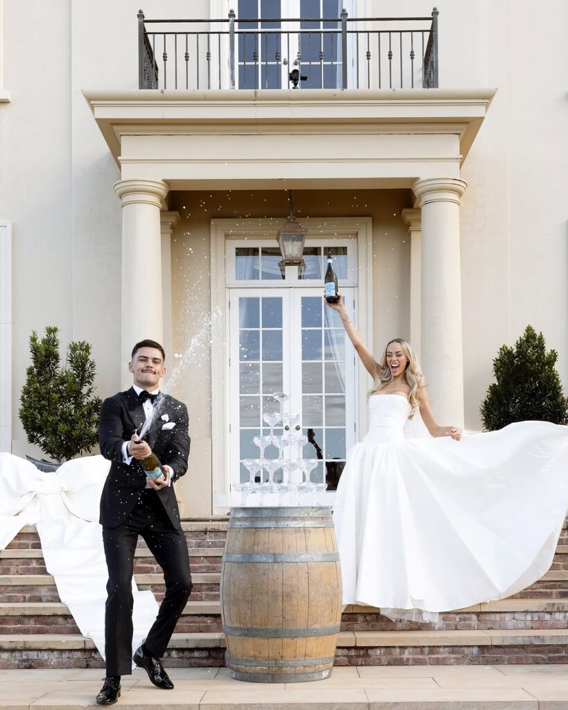 Em Davies & Joel Gambin's Magical Margaret River Wedding 11 Em Davies, Margaret River Wedding, Love Story, Emiliy Davies, Joel Gambin, Influencer wedding, Vogue Australia