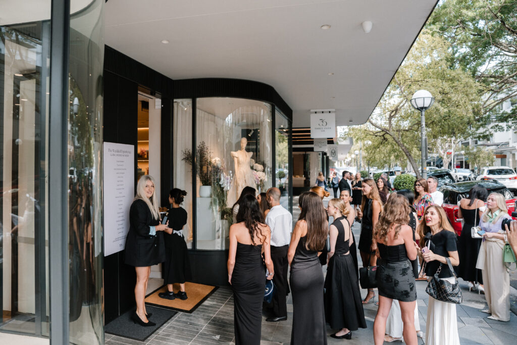 Entrance of Three Over Six at the Wedded Network Launch in Sydney