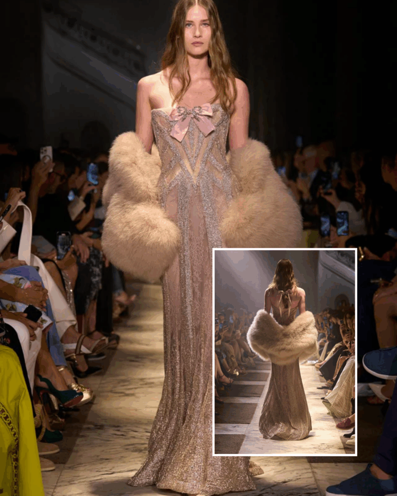 Haute Couture Royalty Turning Heads: Elie Saab's 2025 Spring/Summer Collection Has Us Spellbound 17 Elie Saab 2026 Autumn/Winter Collection La Nouvelle Cour Paris Couture Week