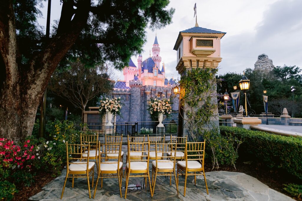 Disneyland Is Now Home to 3 New Wedding Spots and They’re Magical 6 2025 New Fairy Tale Wedding Venues DLR Fantasy Faire Garden