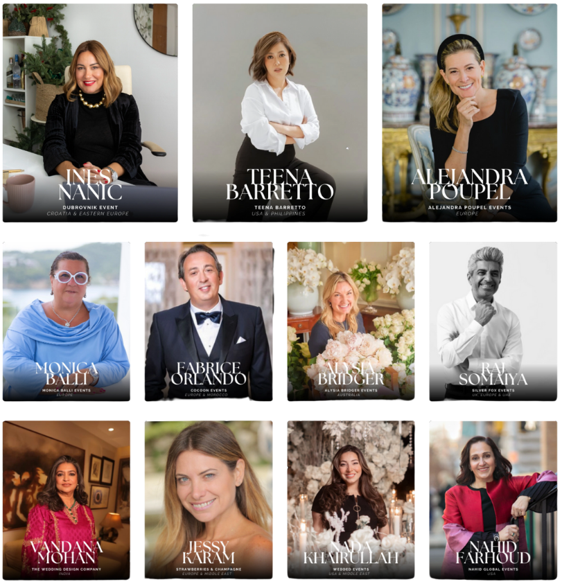 Global Wedding Professionals and Partners