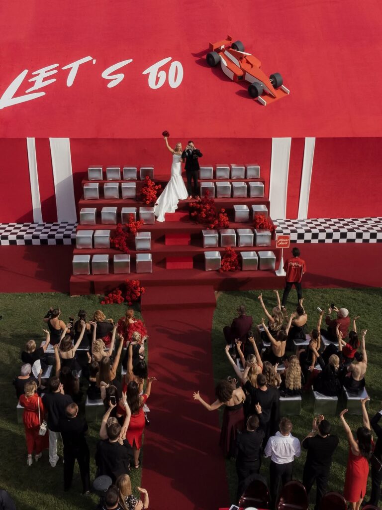 The Formula of Love: F1 Themed Wedding that will make every Ferrari Fan Fawn! 10 F1 Wedding Ferrari