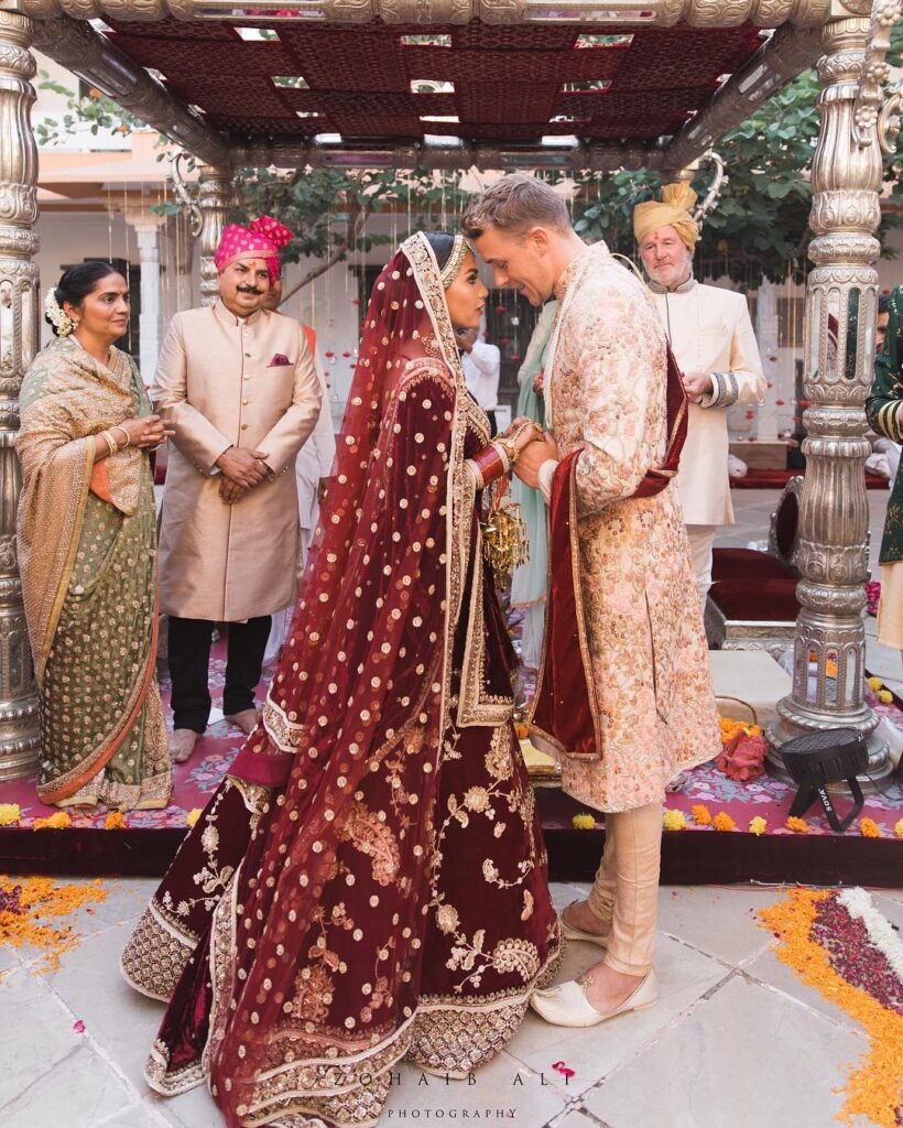 Indian European Wedding Wedded Wonderland