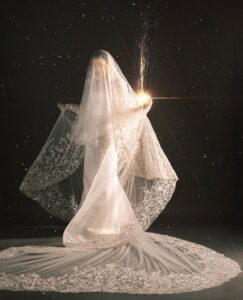 Jaz Reyes in her wedding gown
