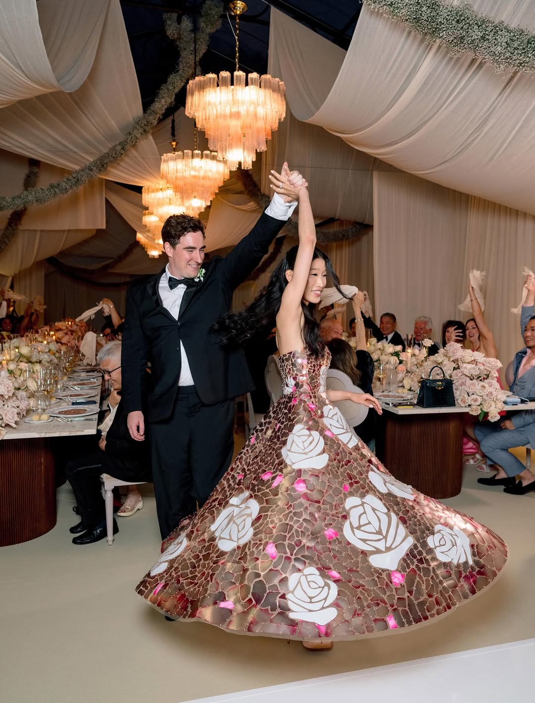 Every Hidden Detail in Becca Bloom’s Wedding Dresses Tells Her Personal Story