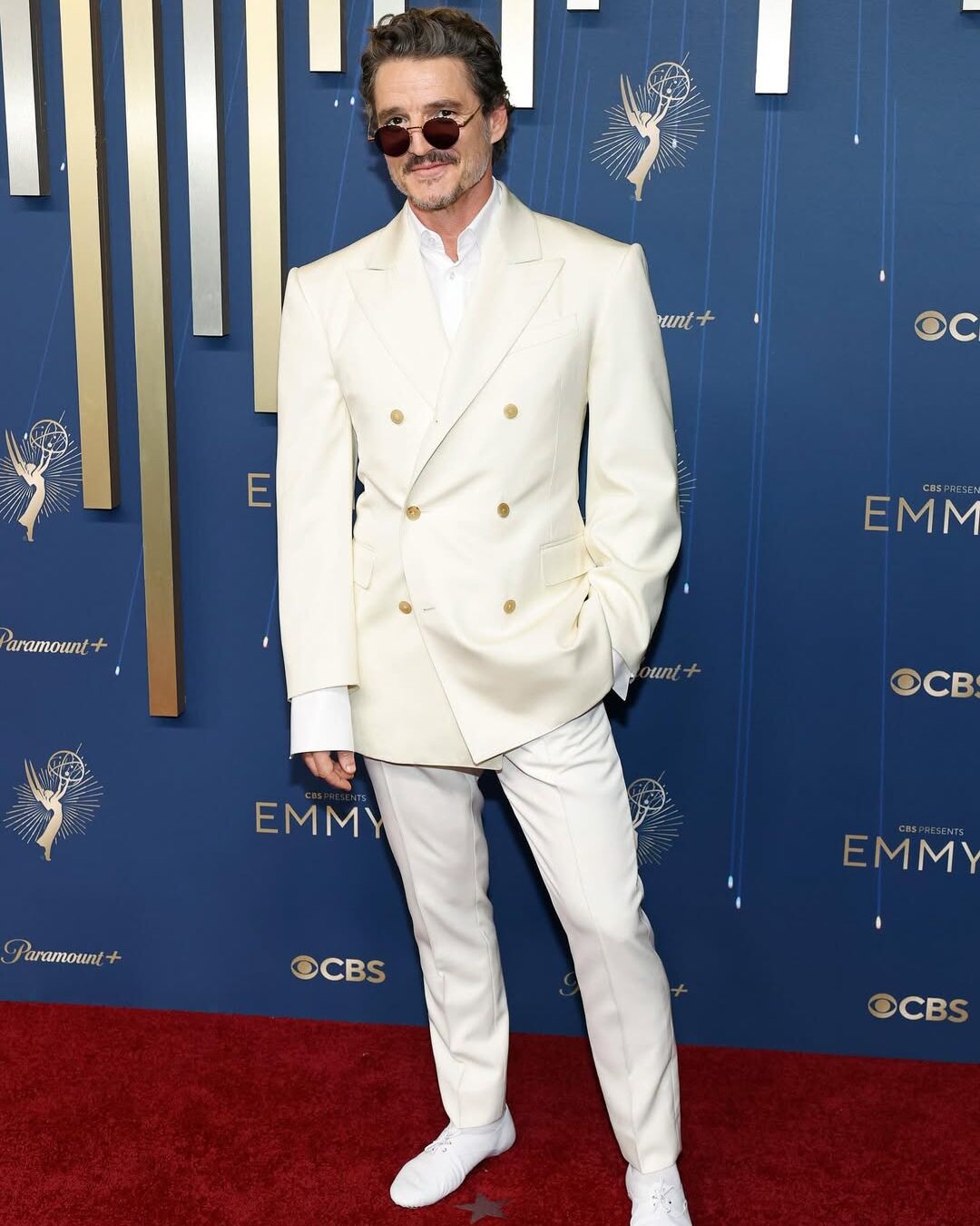 Best-Dressed Men in Crisp White Suits: 2025 Emmys Looks to Inspire the Modern Groom