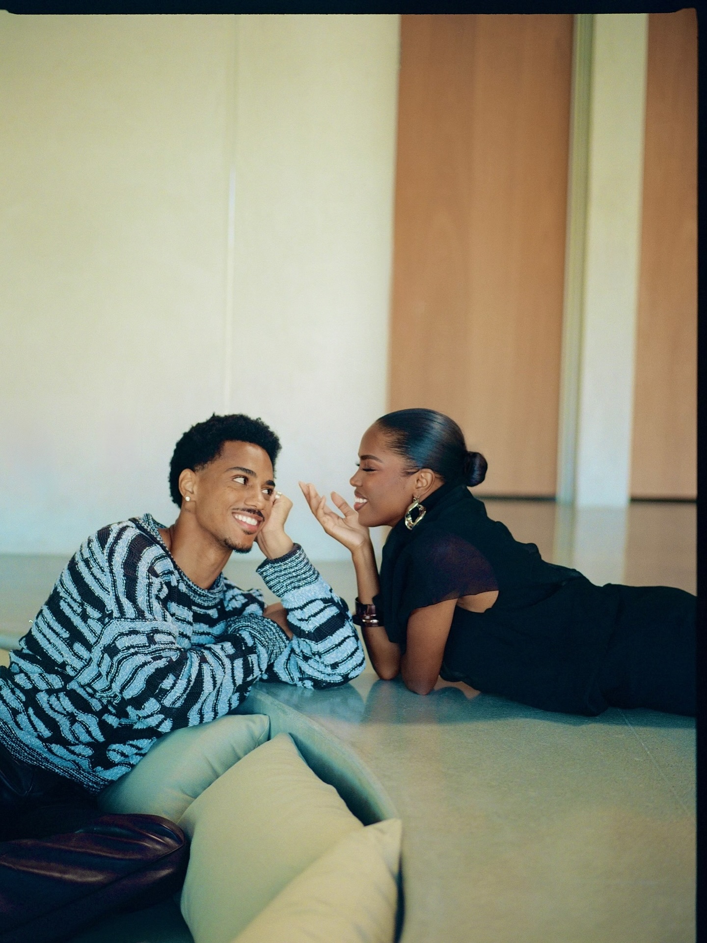 Ryan Destiny and Keith Powers engagement